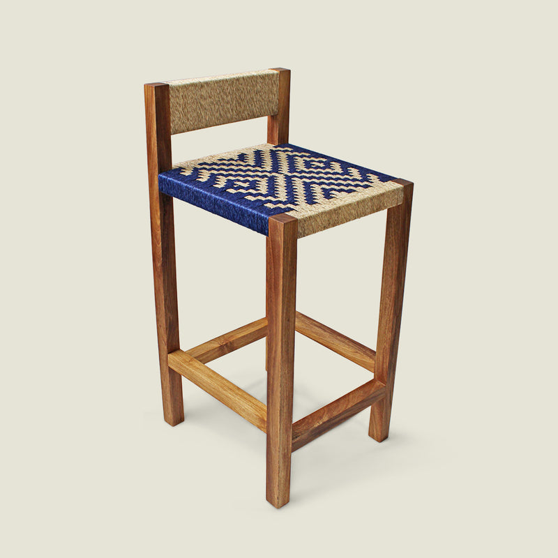 Dardo Woven Bar Stool - The Colombia Collective