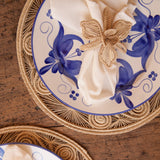 Orchid Woven Napkin Rings (Set of 4) - The Colombia Collective