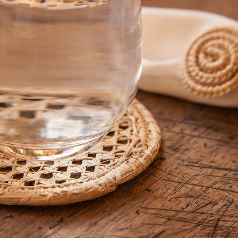 Sandra Woven Coasters (Set of 4) - The Colombia Collective