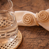 Sandra Woven Napkin Rings (Set of 4) - The Colombia Collective
