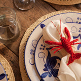 Hand Woven Lobster Napkin Rings (Set of 4)