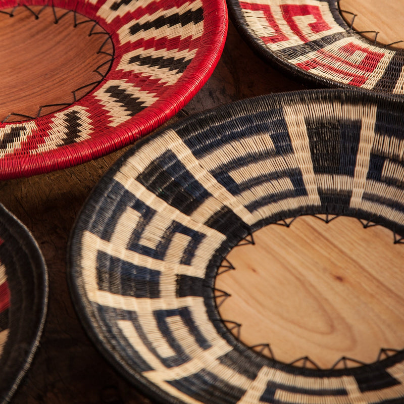 Werregue Woven Plate | Serpiente - The Colombia Collective
