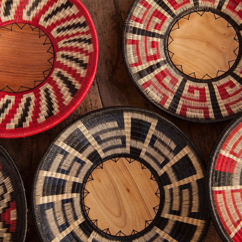 Werregue Woven Plate | Serpiente - The Colombia Collective