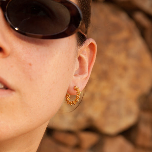 Classic Mompox Small Hoop Earrings - The Colombia Collective