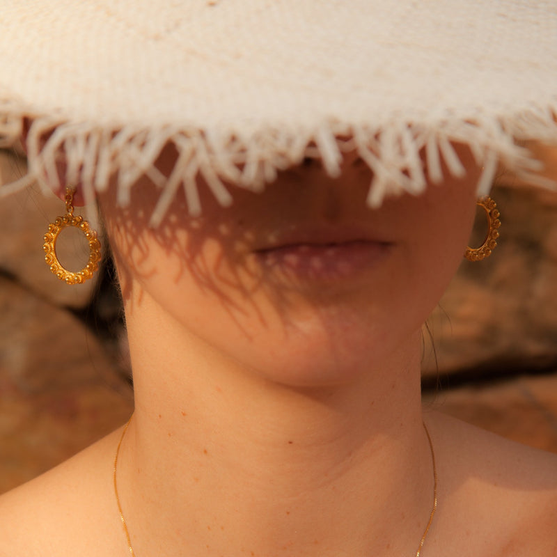 Classic Mompox Circle Earrings - The Colombia Collective