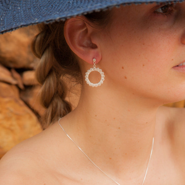 Classic Mompox Circle Earrings - The Colombia Collective