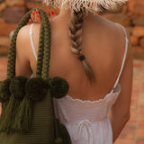 Wayuu Luxury Pom Pom Bag - The Colombia Collective