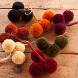 Wayuu Pom Pom Keyring - The Colombia Collective