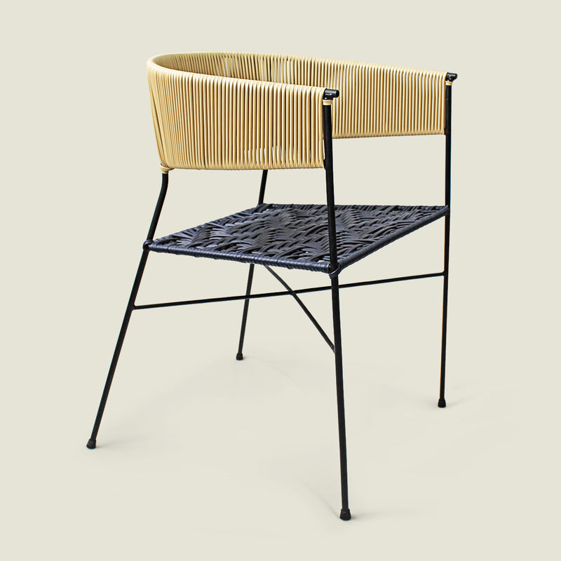 Lucia Woven High Back Chair - The Colombia Collective