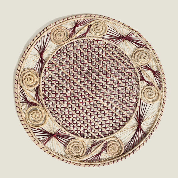 Hand Woven Mulberry Purple Placemat
