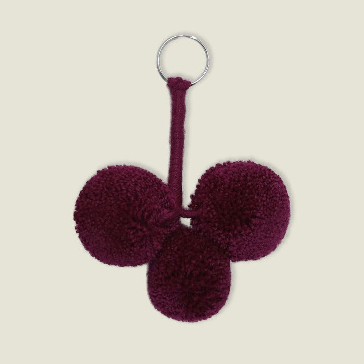 Wayuu Pom Pom Keyring - The Colombia Collective