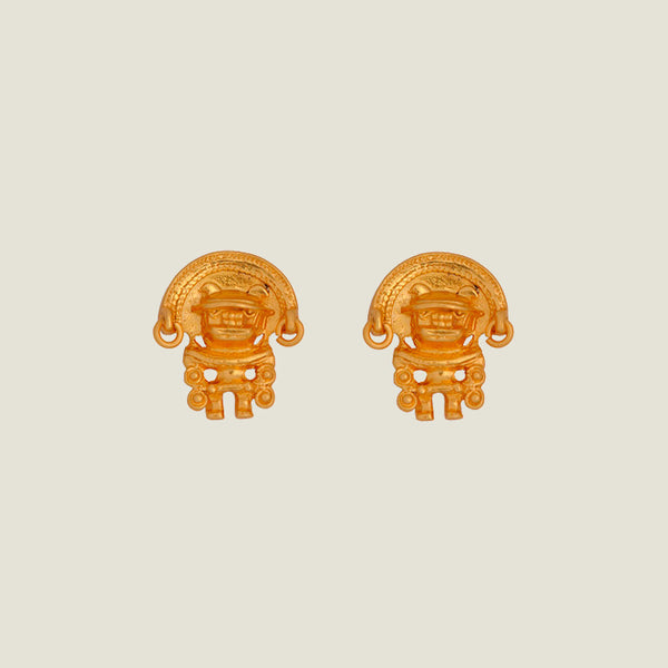 Precolombino Zoomorfo Stud Earrings - The Colombia Collective