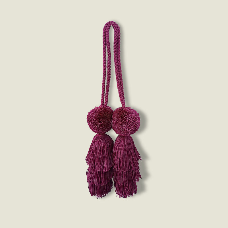 The Colombia Collective - Wayuu Pom Pom Curtain Tassel